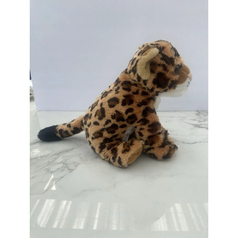 Wild Republic Leopard Cheetah Spotted Plush 9” Stuffed Animal Toy